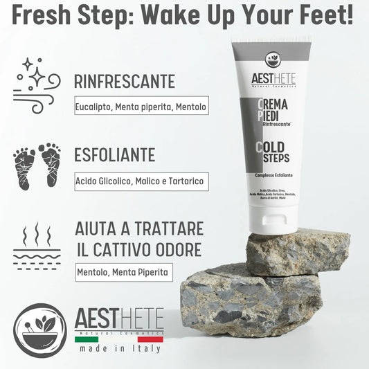 Crema Cold Steps piedi secchi screpolati Aesthete