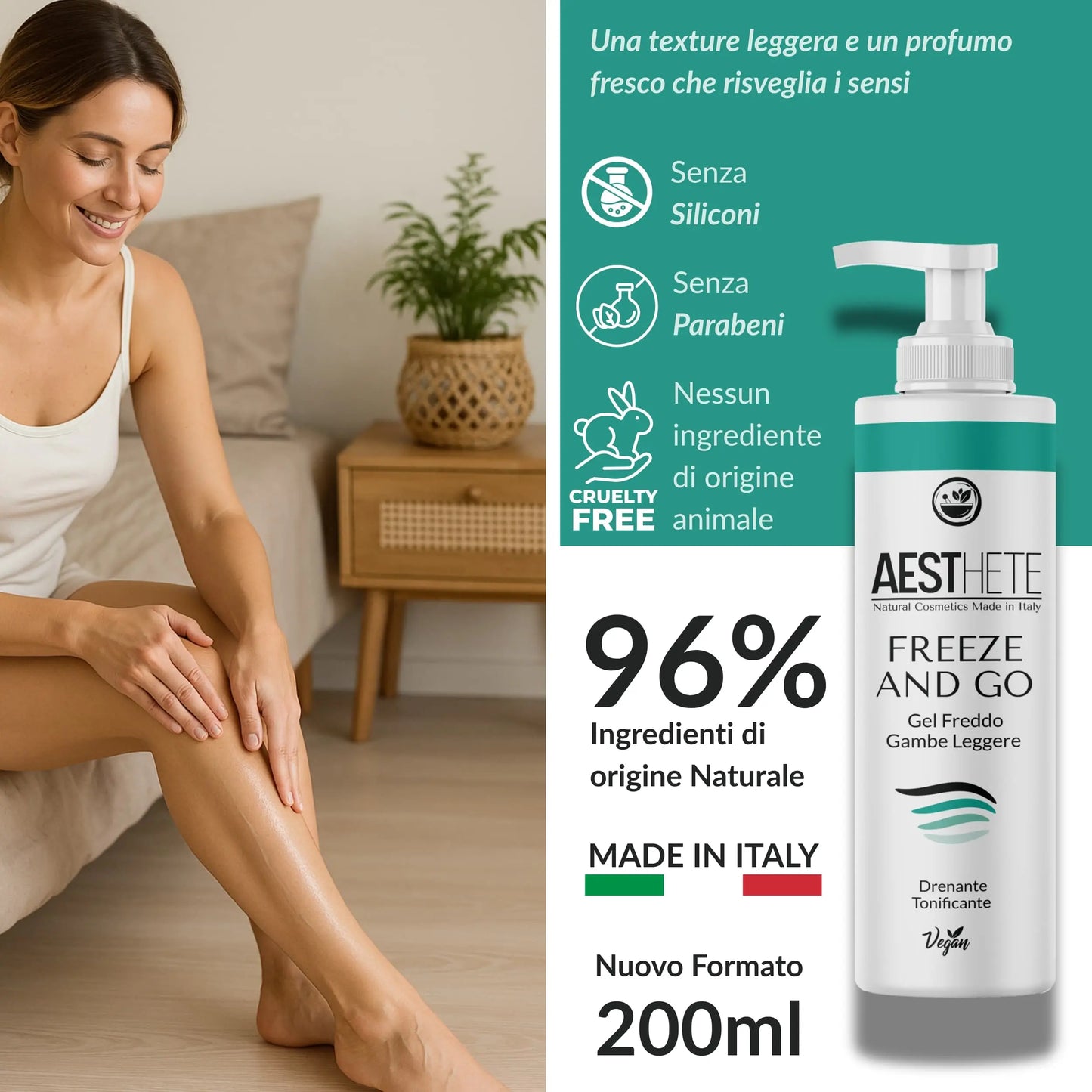 Gel Tonificante Crioterapico Aesthete