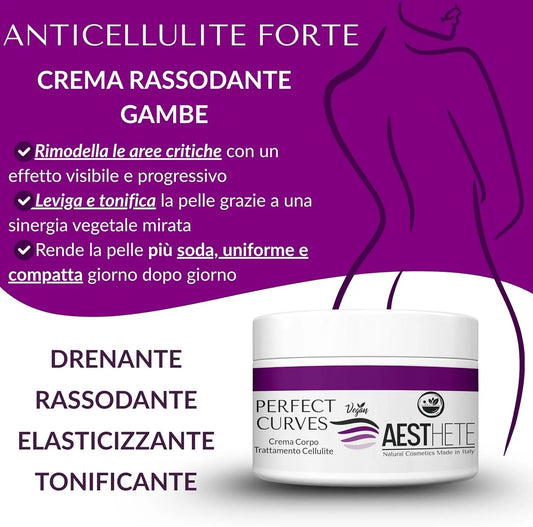 Perfect Curves – Crema Anticellulite Forte Naturale Certificata Bio Aesthete