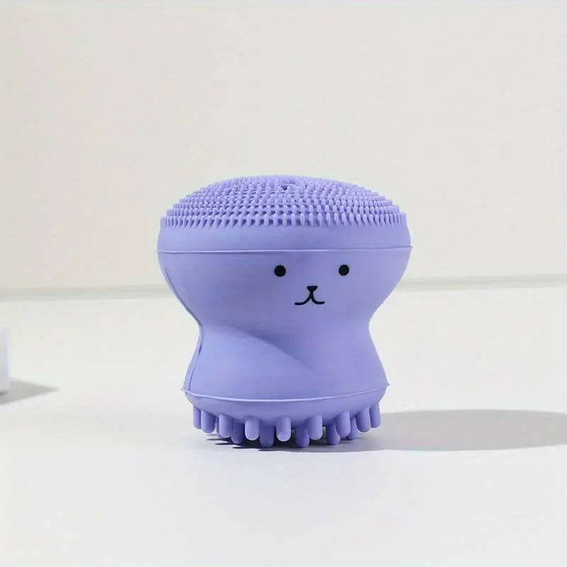 Spazzola per la Pulizia del Viso in Silicone squishy kawaii Aesthete