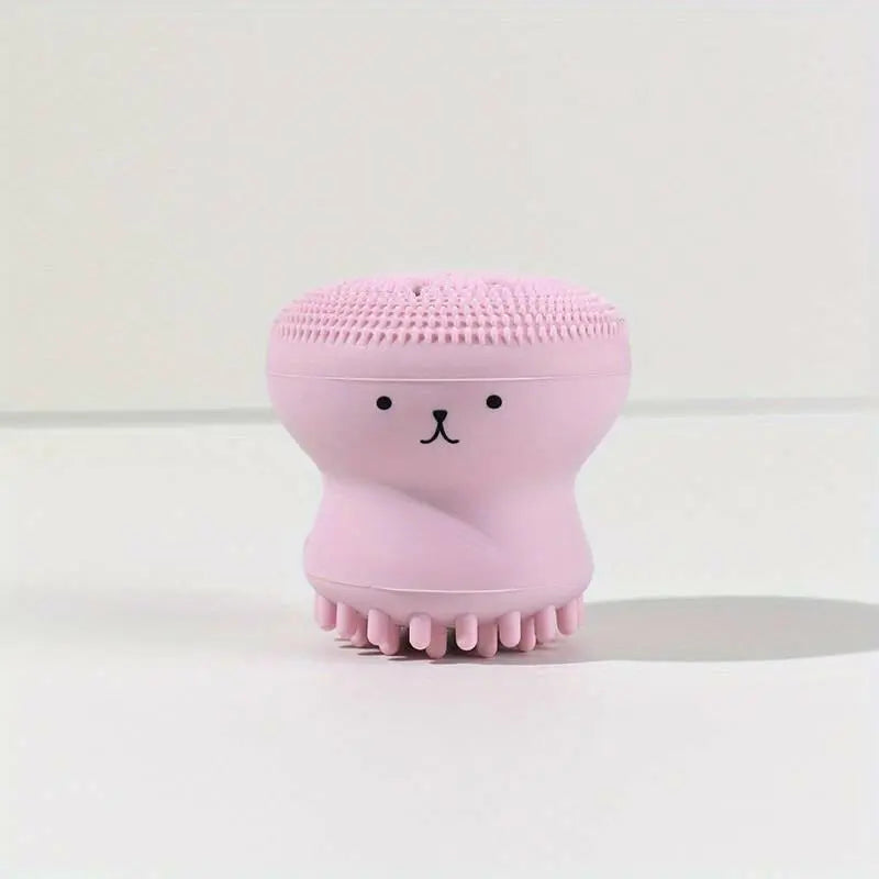 Spazzola per la Pulizia del Viso in Silicone squishy kawaii Aesthete