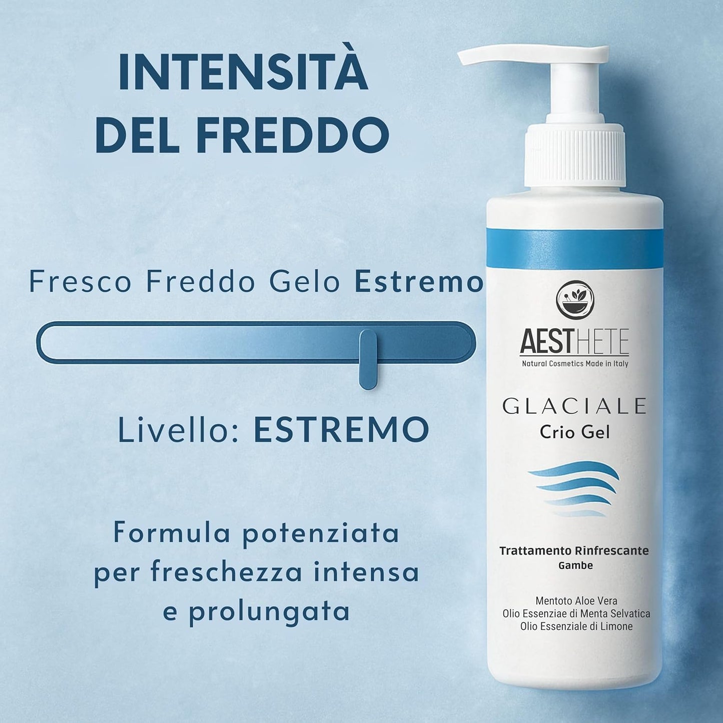 Crema Gambe Effetto Freddo Glaciale – Crio Gel