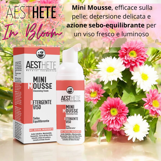 Mini Mousse Detergente Viso acido salicilico + niacinamide Aesthete