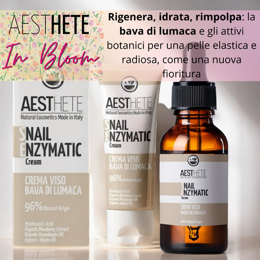 Blooming Set – Siero + Crema Viso alla Bava di Lumaca Aesthete