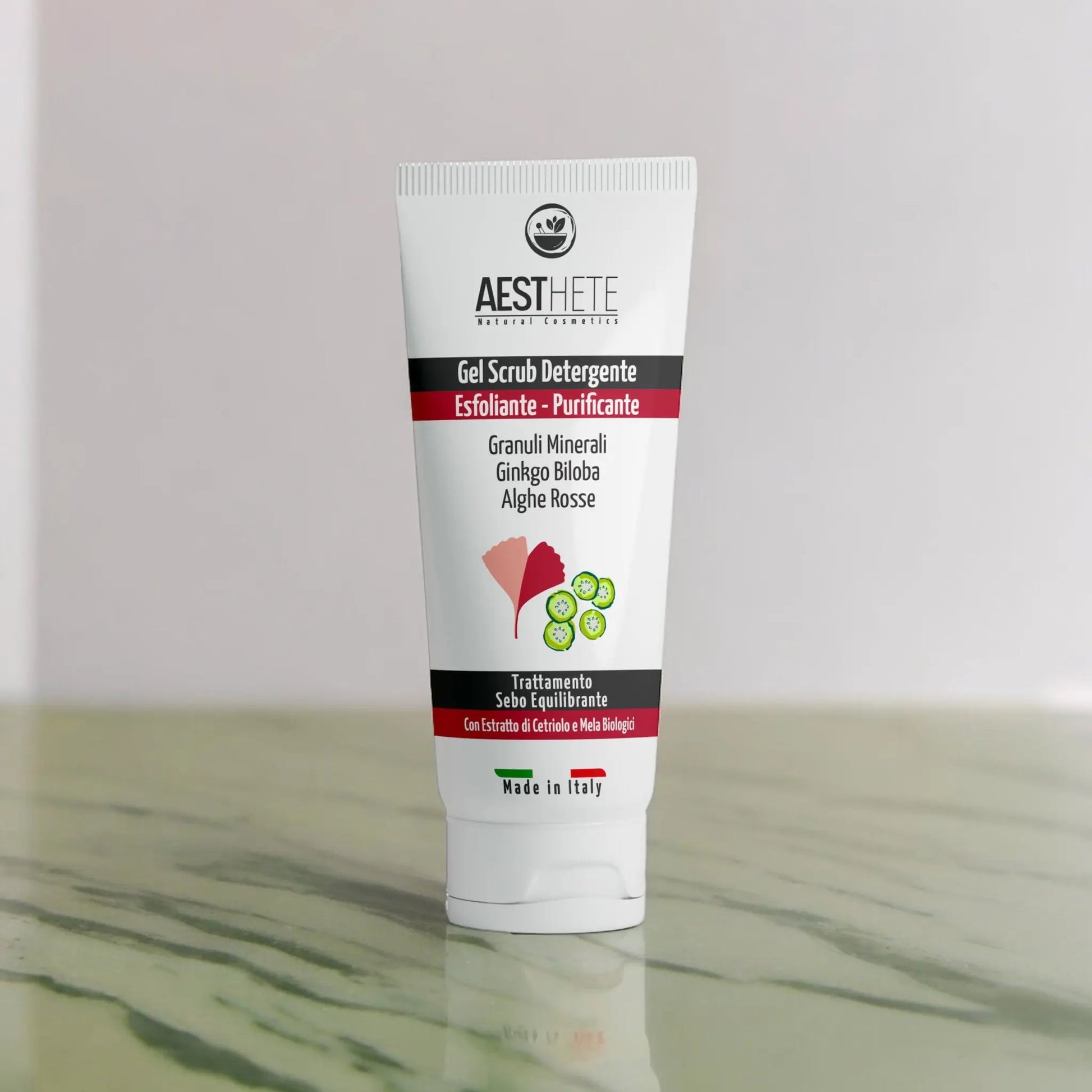 Gel detergente Scrub viso Aesthete