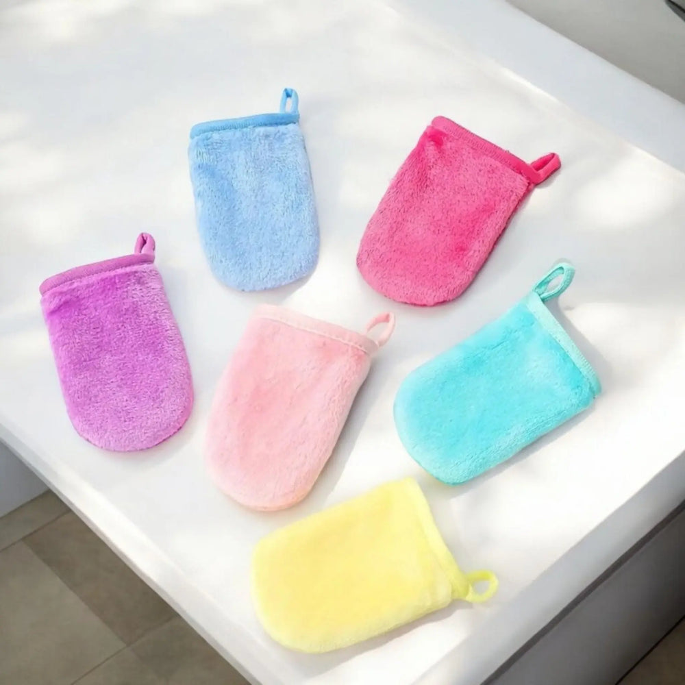 Guanti delicati in microfibra morbida per rimozione trucco – by Aesthete