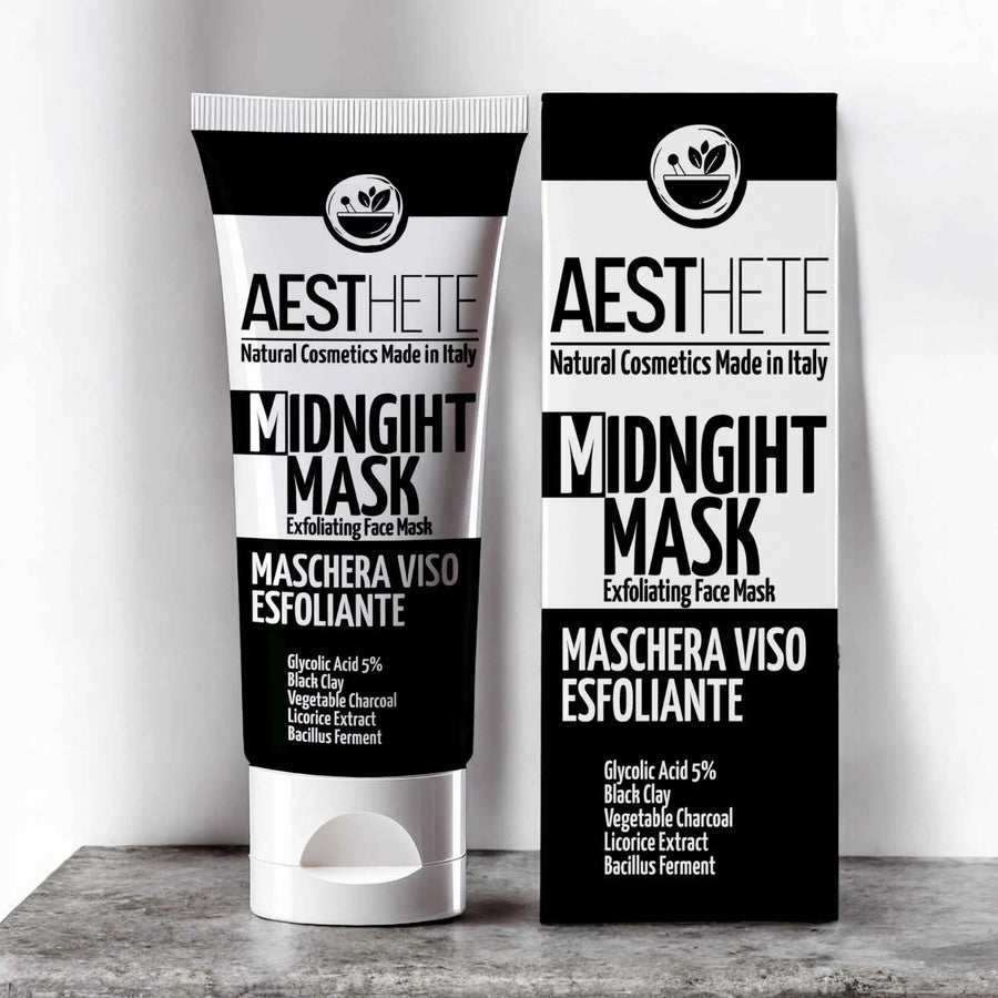 Midnight Mask – maschera viso esfoliante e purificante Aesthete