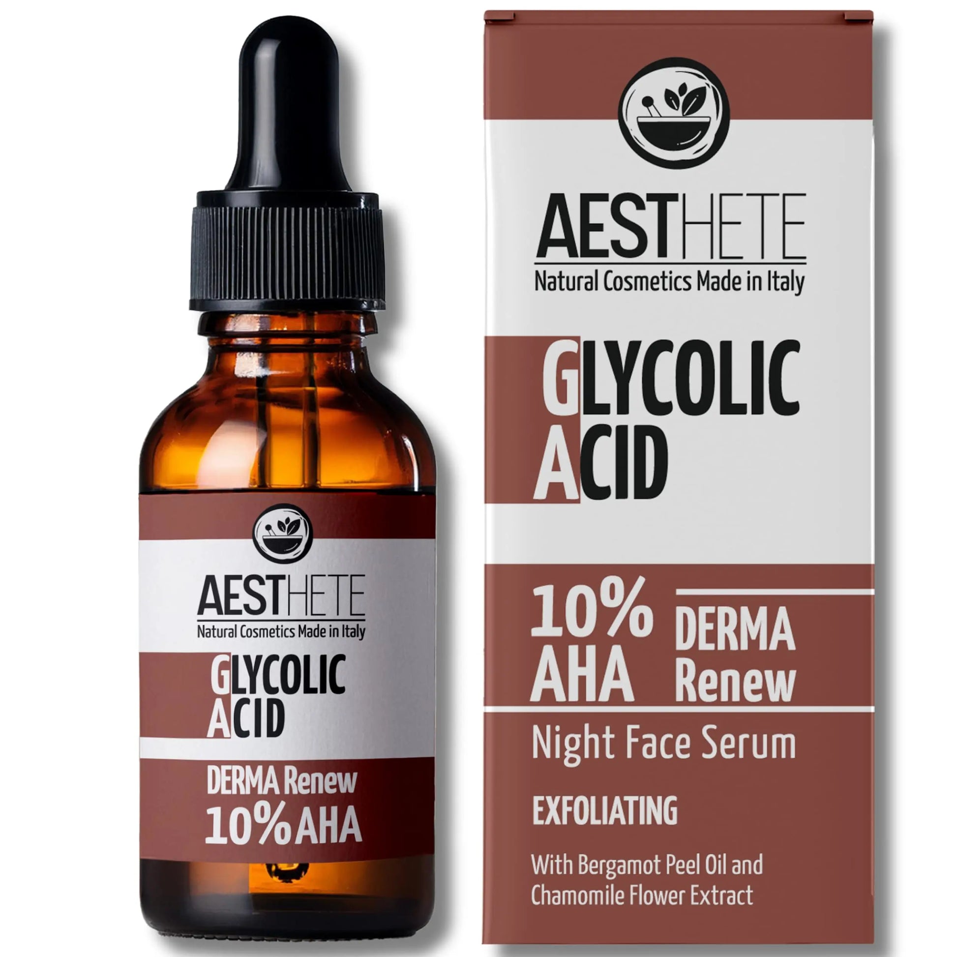 Siero Viso Acido Glicolico 10% - Derma Renew Aesthete