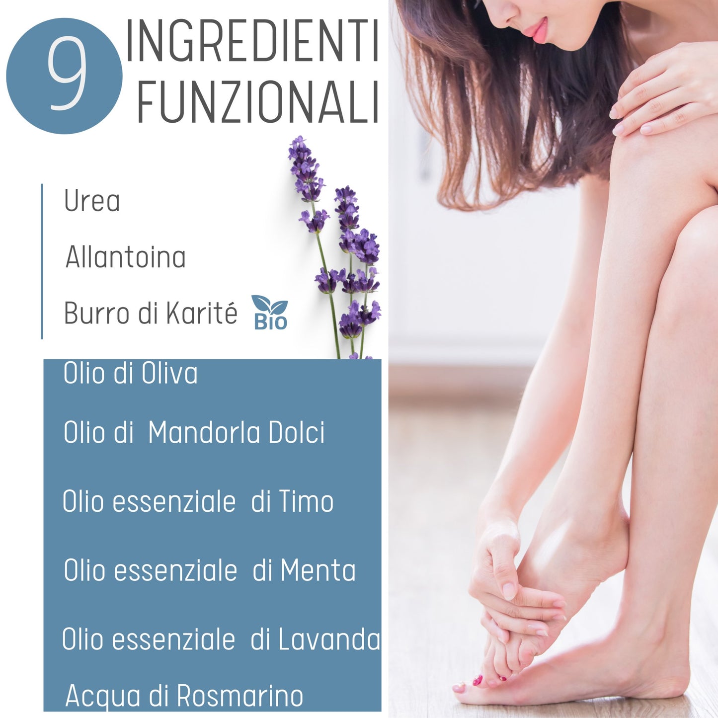 Crema Idratante per Piedi con Urea e Allantoina Aesthete