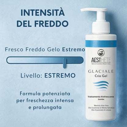 Crema Gambe Effetto Freddo Glaciale – Crio Gel