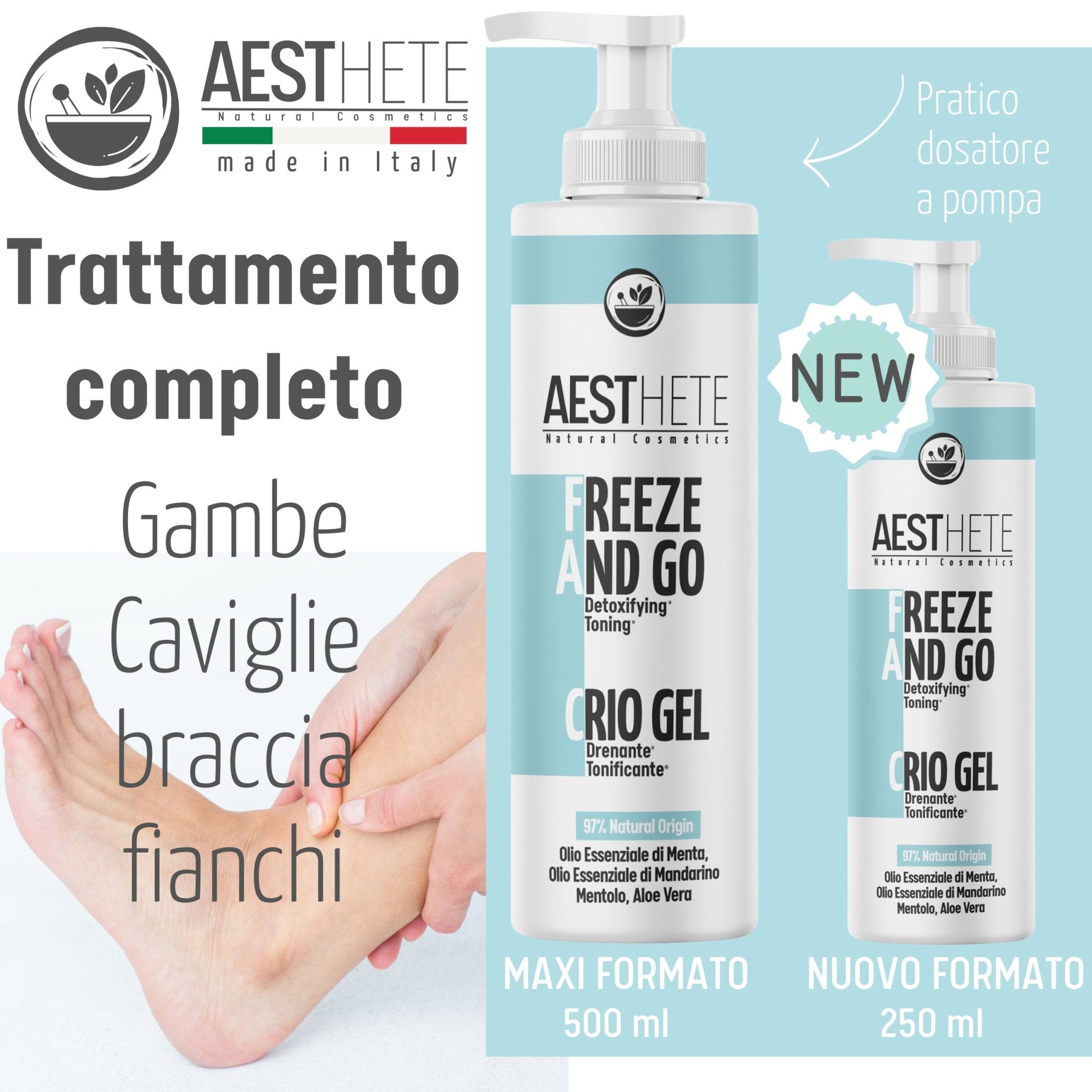 Gel Tonificante Crioterapico Aesthete