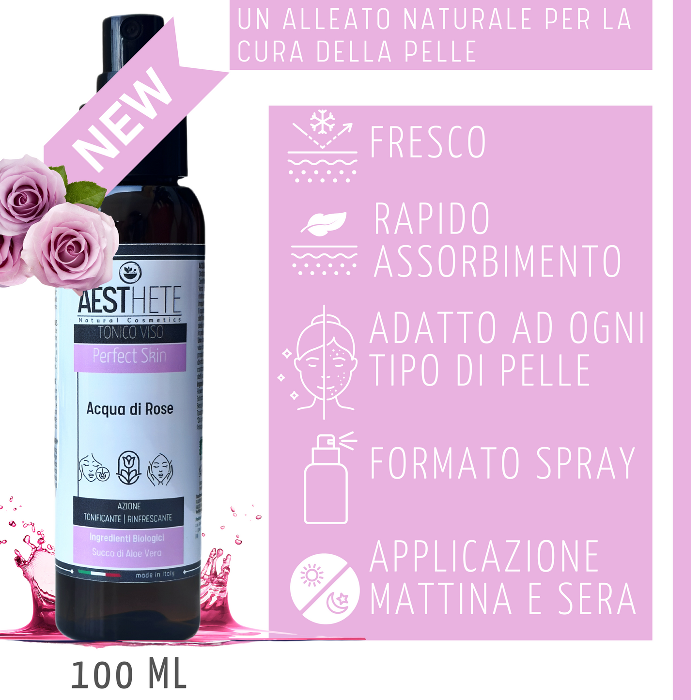 Tonico Viso Acqua di Rosa Centifolia Aesthete