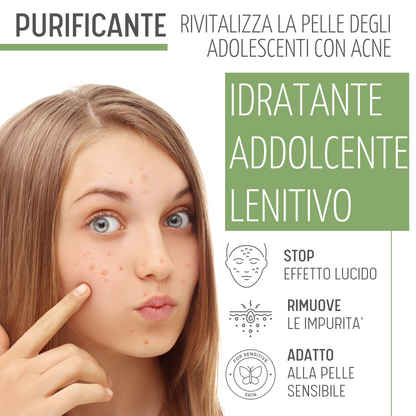 Tonico Viso Con Niacinamide per Pelle Impura ed Acneica al Te Verde e Tea Tree Aesthete